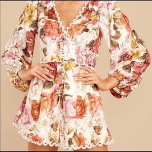 Count the Ways You Love Me Floral Romper
